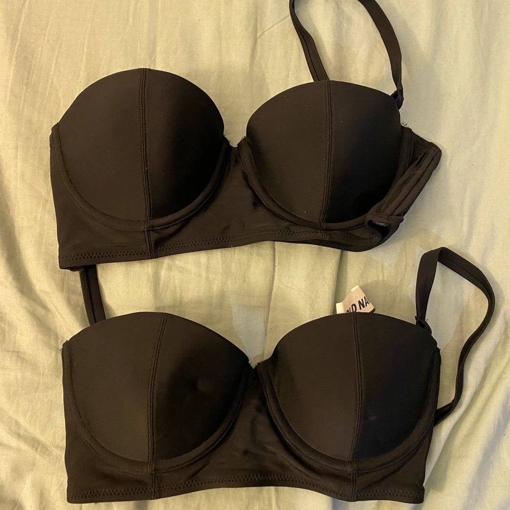 two brand new old navy size small black tops